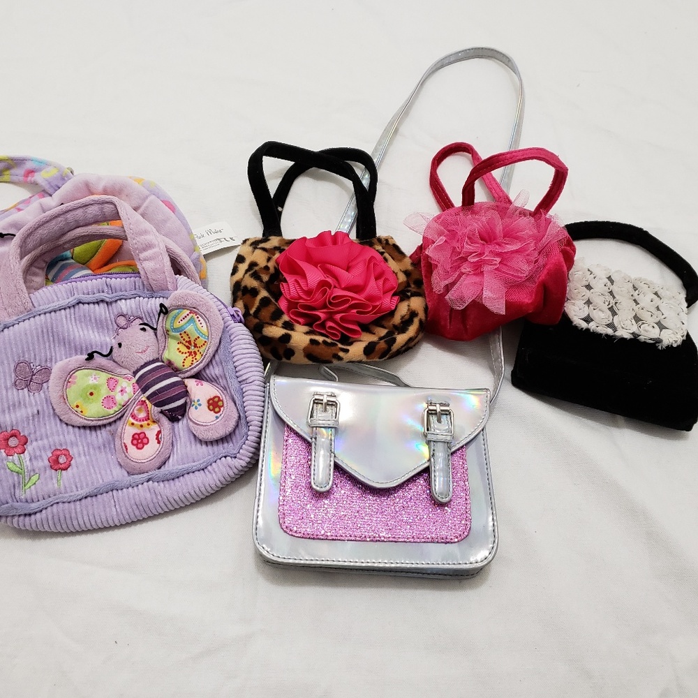 Bundle of 6 Little Girls Purses